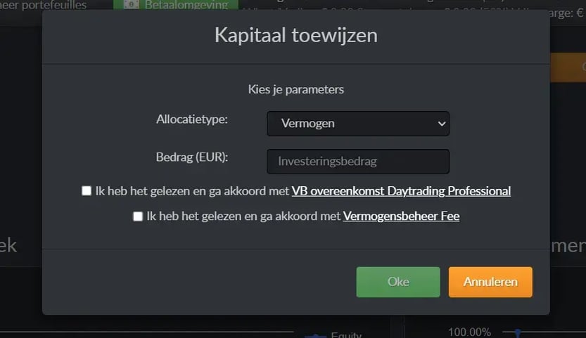Kapitaal toewijzen